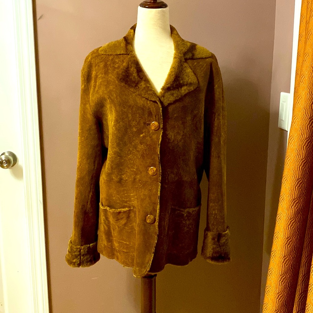 Shearling jacket , size 10